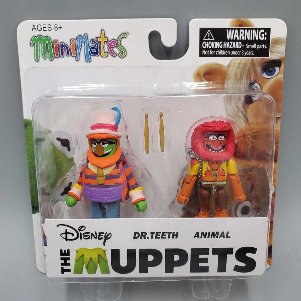 Muppets Minimates Series 2 Dr. Teeth & Animal Diamond Select 2016