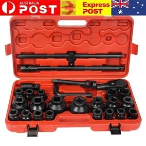27pc 3/4" Drive Impact Socket Sets Shallow Socket Assortment Metric 21mm to 65mm - Picture 1 of 15