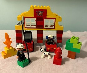 LEGO Duplo My First Lego Duplo Fire Station #6138 Retired Complete Set