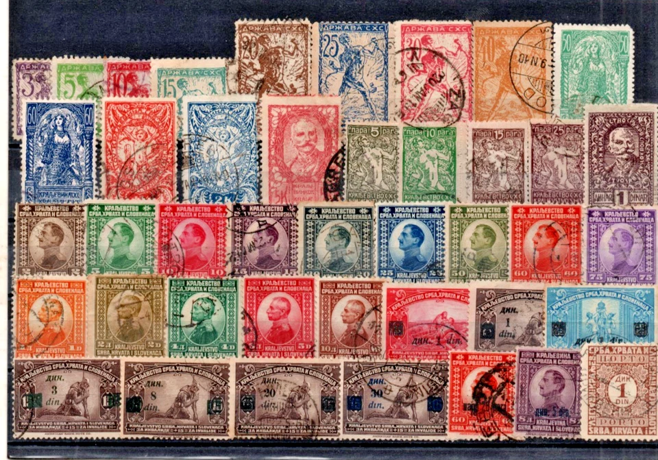 YUGOSLAVIA 1918-1921 LOT OF USED SETS IN VERY FINE QUALITY - Image 1 of 1