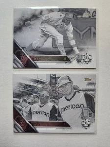 2016 Topps Manny Machado Matt Wieters Black And White Parallel  - Picture 1 of 2