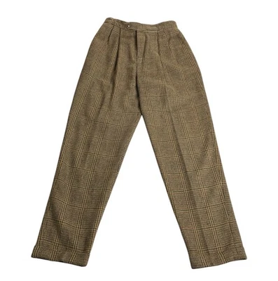Vintage Bentley Arbuckle Pants Women 10 Tweed Wool Silk Preppy Academia Heritage - Image 1 of 4