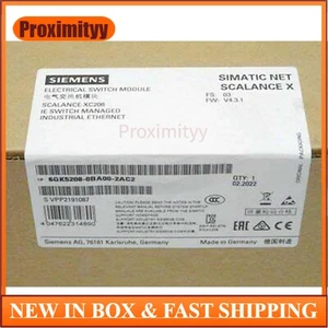 New Siemens 6GK5208-0BA00-2AC2 6GK5 208-0BA00-2AC2 SCALANCE XC208 manageable - Picture 1 of 7
