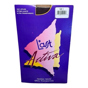 Last Activa Strumpfhose ultra transparent Sandale verstärkte Spitze taupe Gr. 3 - Bild 1 von 2