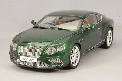 Paragon PA-98222R 1/18 Bentley Continental GT Coupe 2016 RHD Verde Modello Auto - Immagine 1 di 4