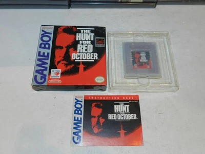 Hunt for Red October Nintendo Game Boy Original w/ Manual Inserts Complete CIB - Image 1 of 3