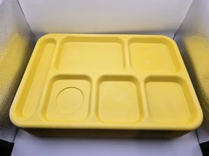 Vintage Cambro USA geschnittene Cafeteria Tabletts # 10146 CW MCM Set von 6 - Bild 1 von 4