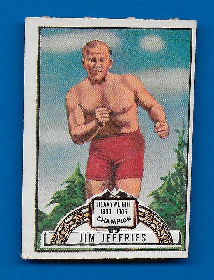 1951 Topps Ringside #54 Jim (James J) Jeffries Heavyweight Champion - Image 1 of 2