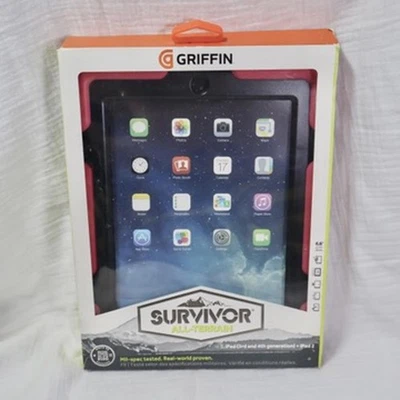 Griffin Survivor Case Durable iPad 2/3/4 NEW Pink - Image 1 of 2