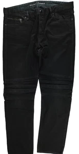 Ralph Lauren Black Label Moto Denim Herren Jeans 38x34 Baumwollmischung Schwarz Gebraucht - Bild 1 von 4