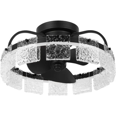 Progress Lighting P250114-30 Fanin 20" 3 Blade Indoor LED Ceiling - Black - Image 1 of 4