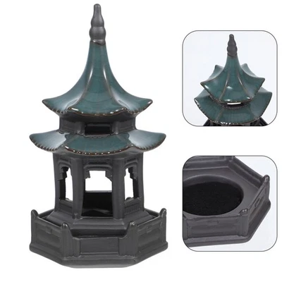  Porta incenso in ceramica Bruciatore di incenso a cono Bruciatore di incenso - Immagine 1 di 4