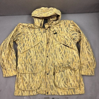 Chaqueta Remington De Colección Para Hombres XL Caña Camuflada Impermeable Gore Aves Acuáticas Hecha en EE. UU. Foto 1 de 4