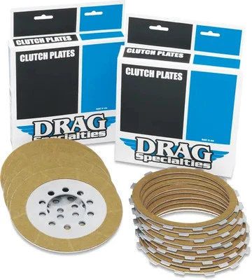 DS Aramid Fiber Clutch Friction Plate Set for Dyna Low Rider 98-17 - Image 1 of 4