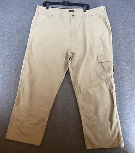 Wolverine Pants Mens 40 X 34 Cargo Brown Tan Outdoor Work Wear Straight Leg - Picture 1 of 21