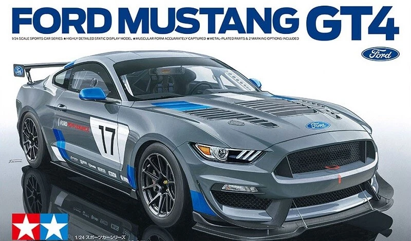 Automodello in Kit da costruire Tamiya 300024354 Ford Mustang Gt4 1 24