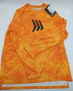 Gillz Contender Series Burnt UV Long Sleeve T-Shirt - Sun Orange (I11) - Picture 1 of 3