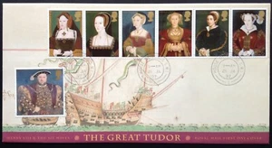 GB QEII 1997 The Great Tudor Set on First Day Cover, CDS de la Cámara de los Lores - Imagen 1 de 2
