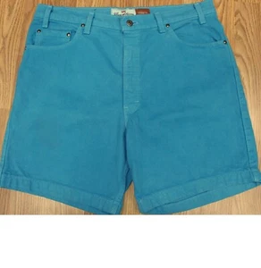 DE COLECCIÓN LEVI'S REGULAR FIT JEAN SHORTS 100% ALGODÓN TURQUESA Talla 36 - Imagen 1 de 5