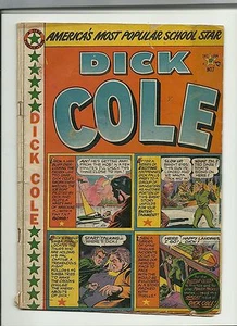 DICK COLE #7 1950 STAR PUBS GOLDEN AGE SPORTS HERO L.B.COLE COVER - Picture 1 of 2