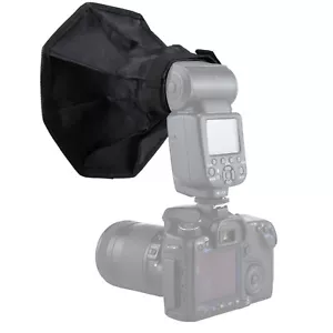 1* 20cm Foldable Soft Flash Light Diffuser Softbox Cover Photography Flash Part - Picture 1 of 10