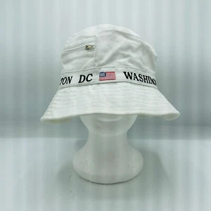 Washington DC Sun Fischerhut City Hunter weiß Baumwolle Einheitsgröße - Bild 1 von 10
