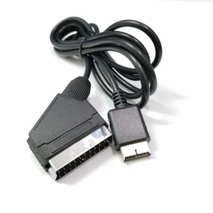 1Pcs 1.8 meters / 6ft RGB Scart Cable Fit for PS1/ PS2/ PS3 - Picture 1 of 6