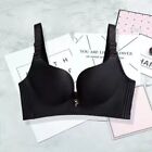 Seamless Wire Free Lace Bralette Size 34 36 38 A B C Cup For Women Black
