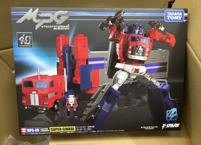 New Takara Tomy Masterpiece MPG-09 Super Ginrai OptimusPrime w/ Trailer In Stock - Image 1 of 4