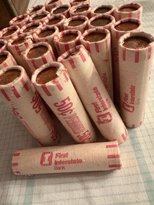 🔥 1989 - D Lincoln Pennies - Early Red-Letter Bank Rolls - Collector Favorite 💥 - Bild 1 von 10