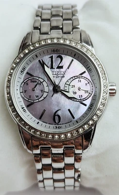 Reloj Citizen de cuarzo para mujer de acero inoxidable MADRE PERLA GN-4W-S - ¡Funciona! Foto 1 de 4