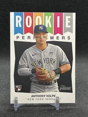 ANTHONY VOLPE ⚾️ 2023 Topps Heritage Rookie Performance #RP-7 | NY Yankees - Image 1 of 2