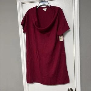 Abito maglione rosso Coldwater Creek taglia large beauty nuovo con etichette spedizione gratuita - Foto 1 di 5