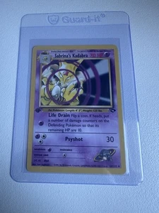 Sabrina’s Kadabra 1st Edition Gym Challenge 58/132 WOTC Vintage Pokemon MINT - Picture 1 of 11