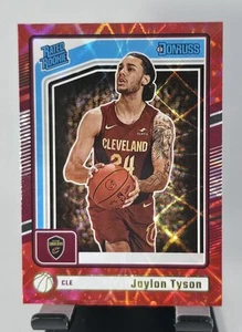 Jaylon Tyson 2024-25 Panini Donruss International láser rojo RC #206 - Imagen 1 de 2