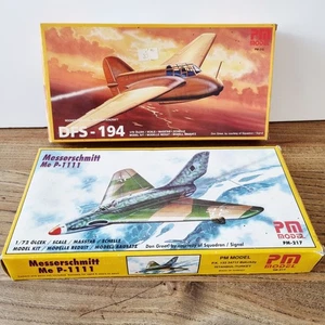 PM Model 215 DFS-194 & PM 217 Messerschmitt Me P 1111 Aircraft Models 1:72 UNUSE - Picture 1 of 10