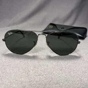 OCCHIALI DA SOLE AVIATORE UV VINTAGE RAY-BAN NERI - Foto 1 di 6