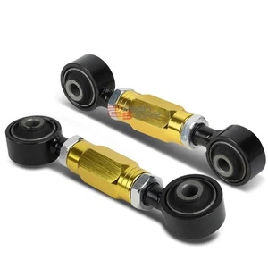 FOR CIVIC EG EK EJ/DC GOLD REAR ADJUSTABLE LOWERING CONTROL TOE ARM SUSPENSION - Picture 1 of 5