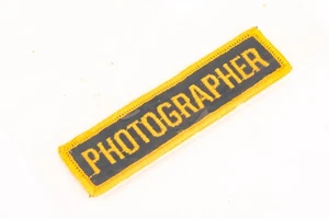 Fotograf Shirt Jacke Patch blau & gold 3 3/4 x 1'' von Kalt NEUWERTIG V22 - Bild 1 von 4