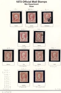 U.S. Stamps - Officials MNH,MH, MNG, Used, CV $6,198 !! - Picture 1 of 11