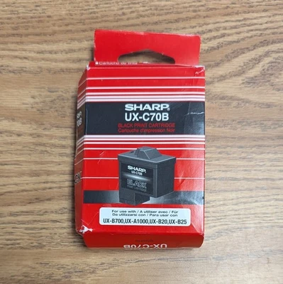Cartucho negro original SHARP UX-C70B para UX-B700, UX-A1000, UX-B20, UX-B25 Foto 1 de 4