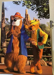 Vintage Walt Disney World  Splash Mountain Postcard Brer Bear Fox Pristine Rare - Picture 1 of 5