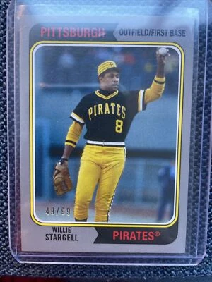 2020 Topps Archive #182  Willie Stargell PIRATES Parallel  #49/99  RARE - Image 1 of 2