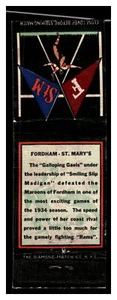 Vintage Fordham - St. Mary's Fußball Spielbuch - Bild 1 von 2