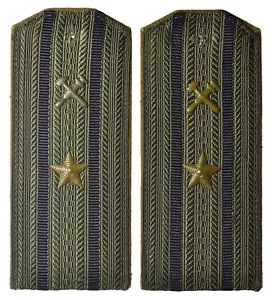 Tableros de hombro del ejército soviético de la década de 1960 grandes tropas de apoyo técnico (3210) - Imagen 1 de 4