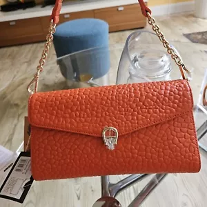 Aigner Leder Tasche Victoria Orange Neu - Bild 1 von 19