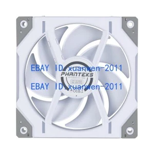 Phanteks D30 Reverse Fan - WHITE- 1-pack - D30-120 D-RGB 12CM Reverse - Picture 1 of 3
