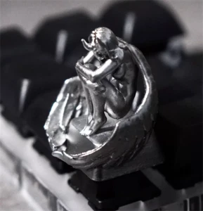 Angel Keycap Artisan For Cherry Mx Mechanical Keyboard Resin Personality Art - Picture 1 of 9