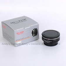 Zhongyi Lens Turbo II Focal Reducer Booster Adapter Canon EOS to Micro 4/3 MFT