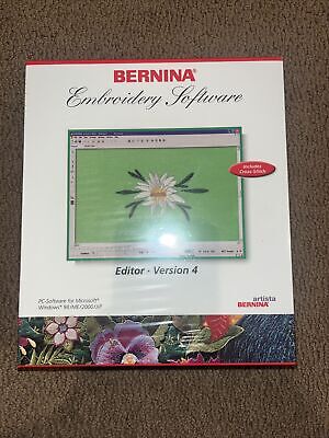 NEW Bernina Embroidery Software Editor Ver. 4 Artista Bernina Sewing With Dongle • 112.33€